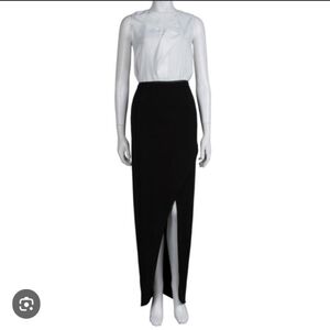 Alice + Olivia Air Front Slit Maxi Skirt